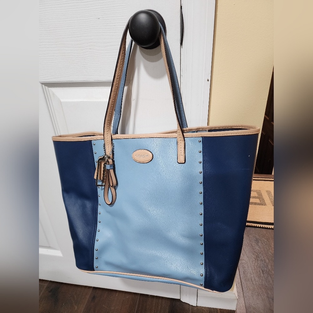 Coach studded color block